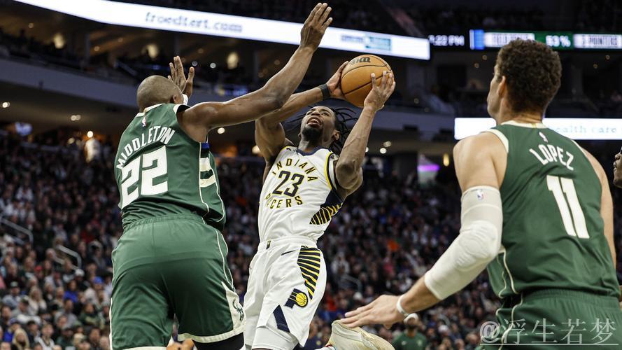 哈利伯顿准绝杀助步行者险胜雄鹿 字母哥空砍30分 哈利伯顿准绝杀助步行者险胜雄鹿 字母哥空砍30分